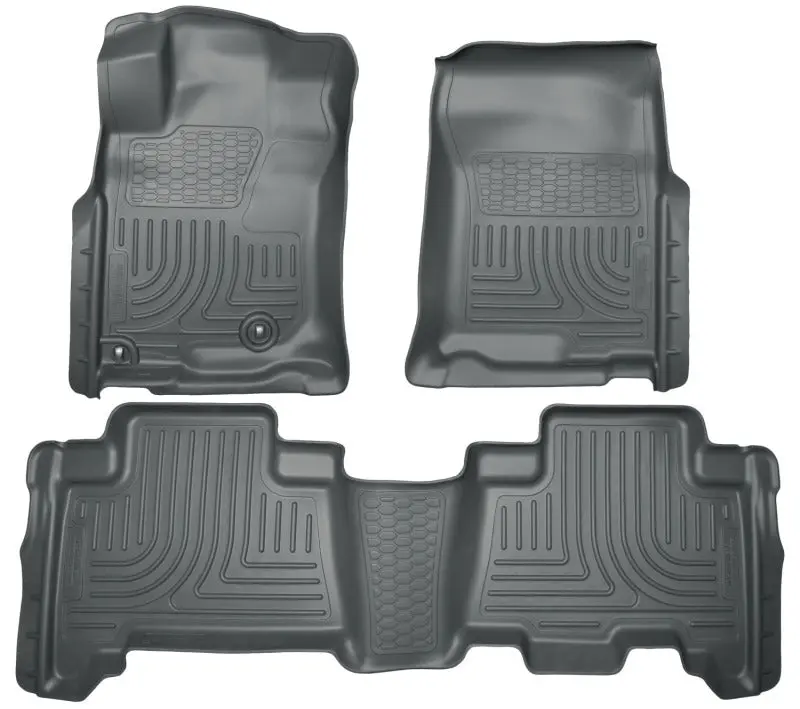 Husky Liners 10-12 Toyota 4Runner/Lexus Gx460 Weatherbeater Combo Black Floor Liners 1