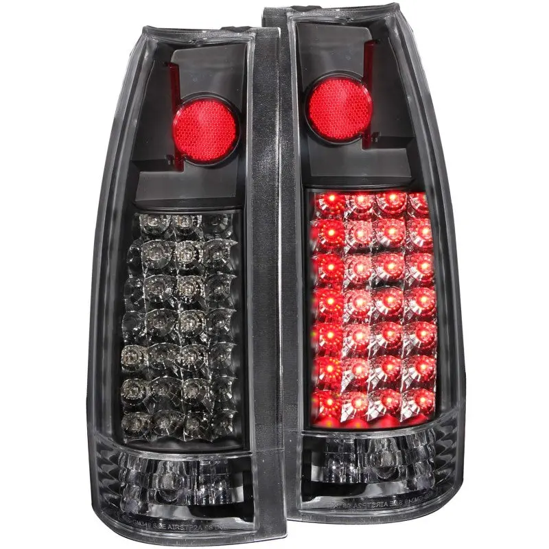 Anzo 1999-2000 Cadillac Escalade Led Taillights Black 1
