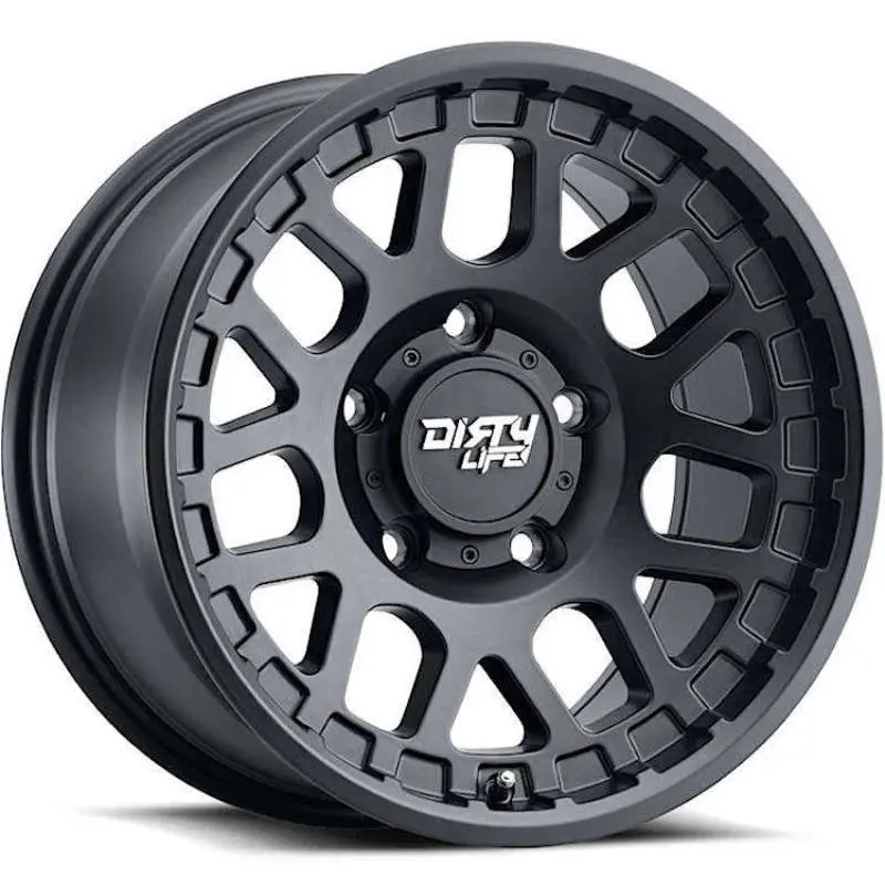 Dirty Life 9306 Mesa 17X9 / 6X139.7 Bp / -12Mm Offset / 106Mm Hub Matte Black Wheel 1