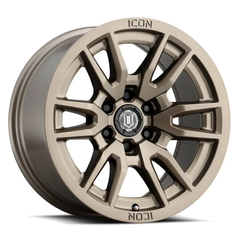 Icon Vector 6 17X8.5 6X5.5 0Mm Offset 4.75In Bs 106.1Mm Bore Bronze Wheel 1