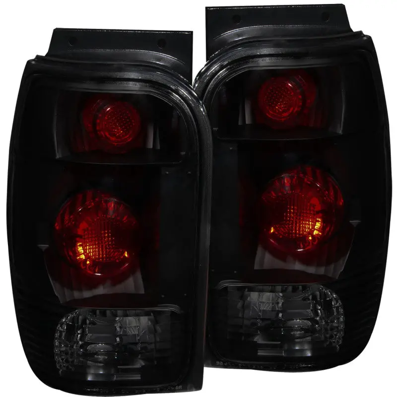 Anzo 1998-2001 Ford Explorer Taillights Dark Smoke 1