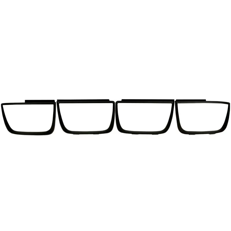 Anzo Taillight Bezels 2010-2013 Chevrolet Camaro Taillight Bezels - 4Pc Flat Black 2