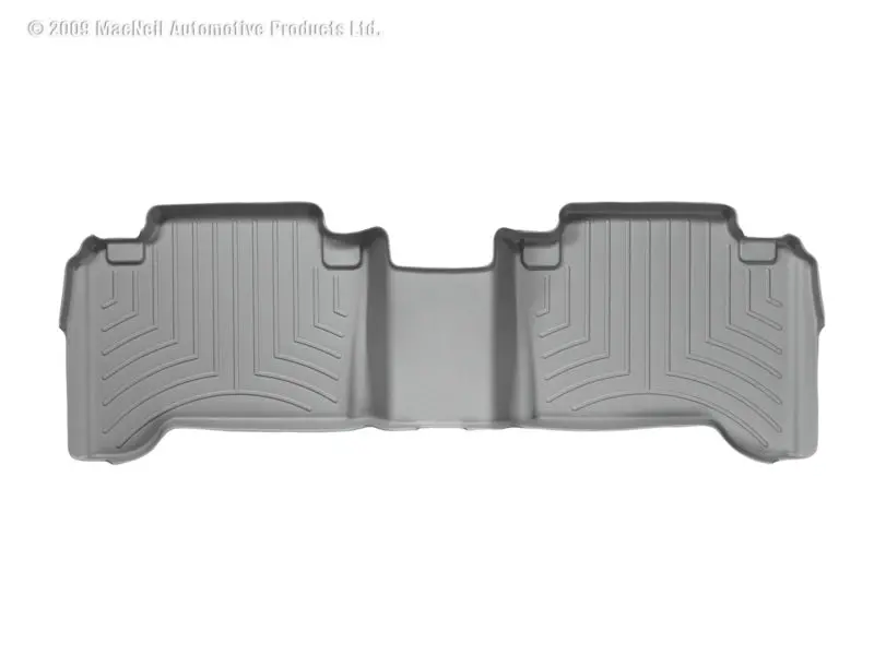 Weathertech 05-13 Toyota Tacoma Double Cab Rear Floorliner - Grey 1
