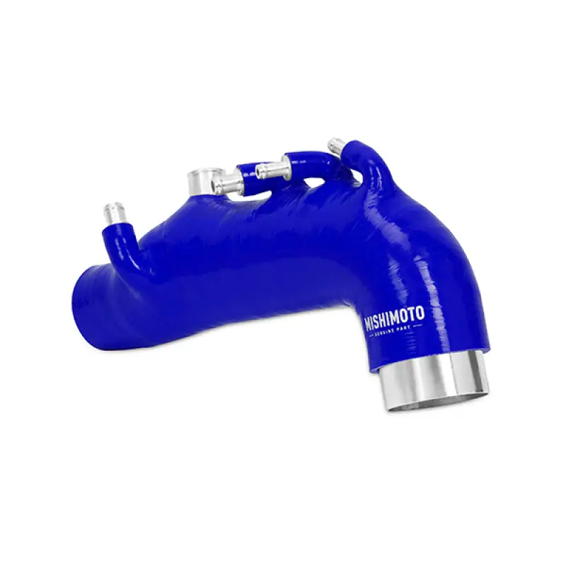 Mishimoto 08 Subaru Wrx Blue Silicone Induction Hose 2