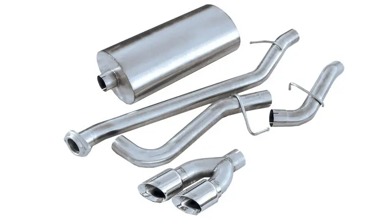 Corsa 02-07 Chevrolet Silverado Reg. Cab/Short Bed 1500 4.8L V8 Polished Touring Cat-Back Exhaust 1