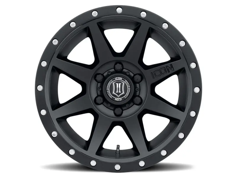 Icon Rebound 18X9 6X135 6Mm Offset 5.25In Bs 87.1Mm Bore Satin Black Wheel 2