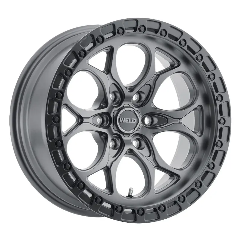 Weld Off-Road W107 20X10 Ledge 6X139.7 Et-18 Bs4.75 Satin Gun / Black Ring 106.1 1
