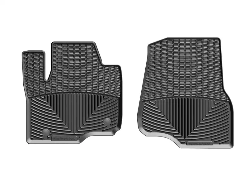 Weathertech 2017+ Ford F-250/F-350/F-450/F550 (Crew Cab & Supercab) Front Rubber Mats - Black 2