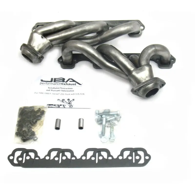 Jba 87-95 Ford F-150 5.0L Sbf 1-1/2In Primary Raw 409Ss Cat4ward Header 1