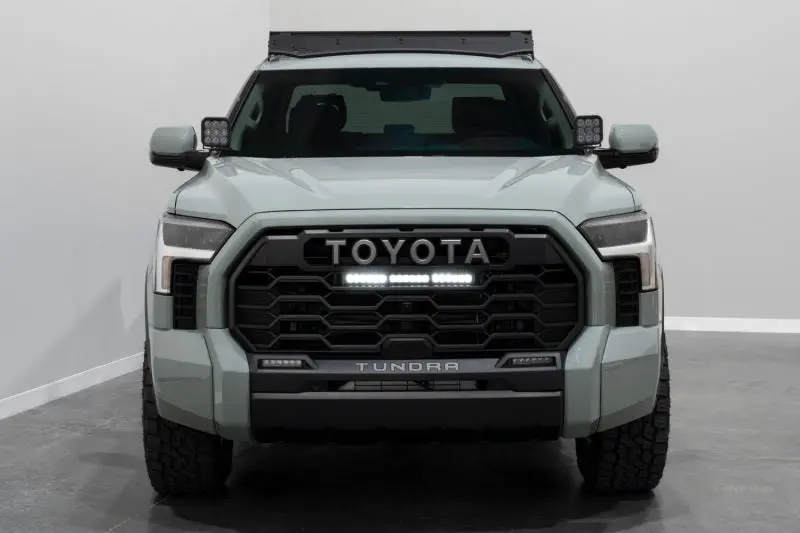 Diode Dynamics 2022 And Up Toyota Tundra White Combo Trd Pro Grille Light Bar Kit 1