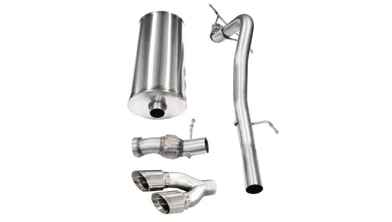 Corsa 11-13 Cadillac Escalade 6.2L V8 Polished Sport Cat-Back Exhaust 1