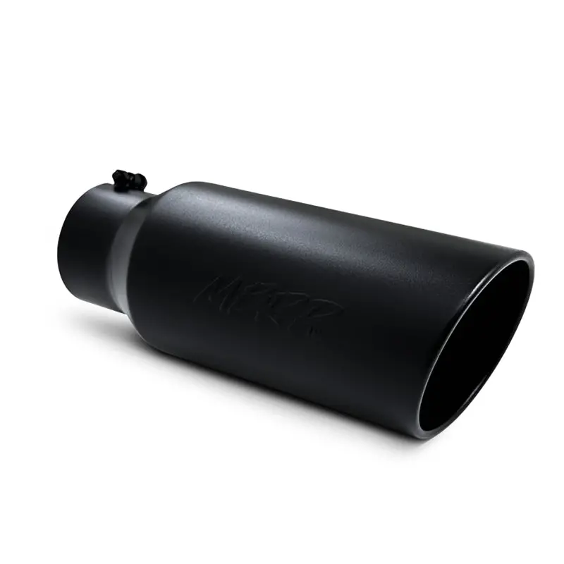 Mbrp Universal Tip 7In O.D. Rolled End 5In Inlet 18In Length Black 1