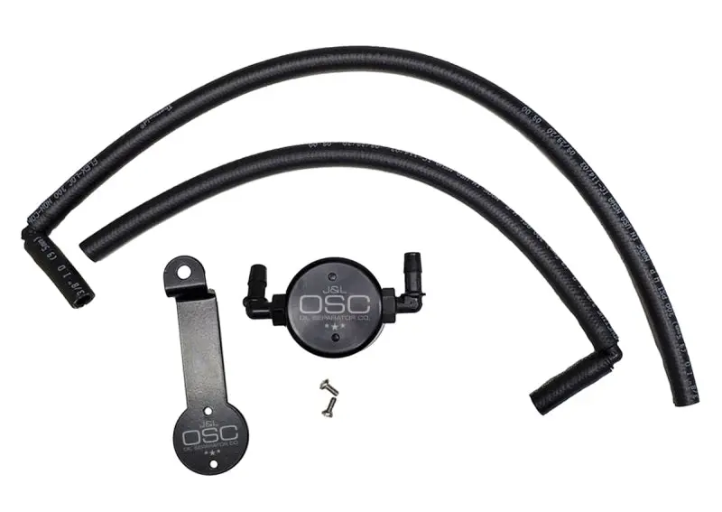 J&Amp;L 05-23 Toyota 4Runner 4.0L Driver Side Oil Separator 3.0 - Black Anodized 1