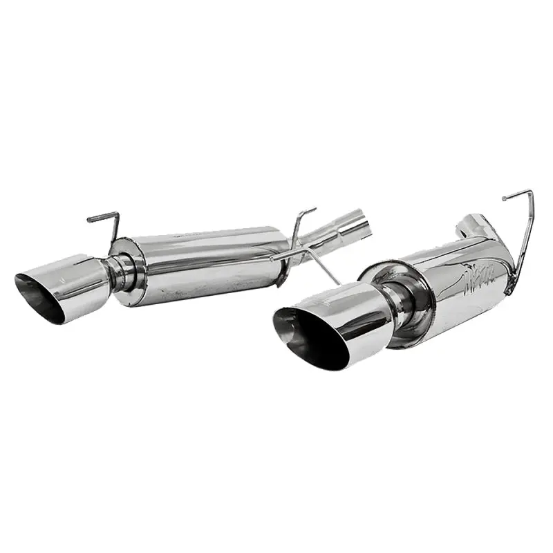 Mbrp 05-10 Ford Mustang Gt / Shelby Gt500 Dual Mufflers Axle Back Split Rear Al 1