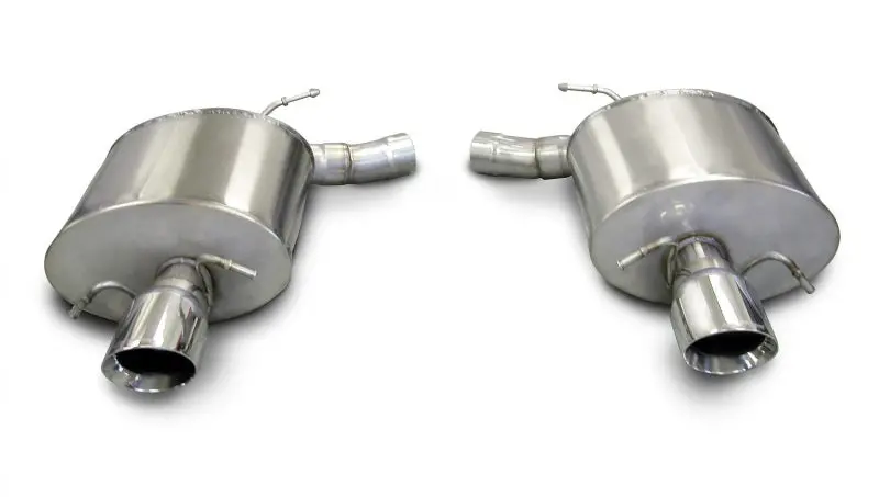 Corsa 09-13 Cadillac Cts Sedan V 6.2L V8 Polished Sport Axle-Back Exhaust 1