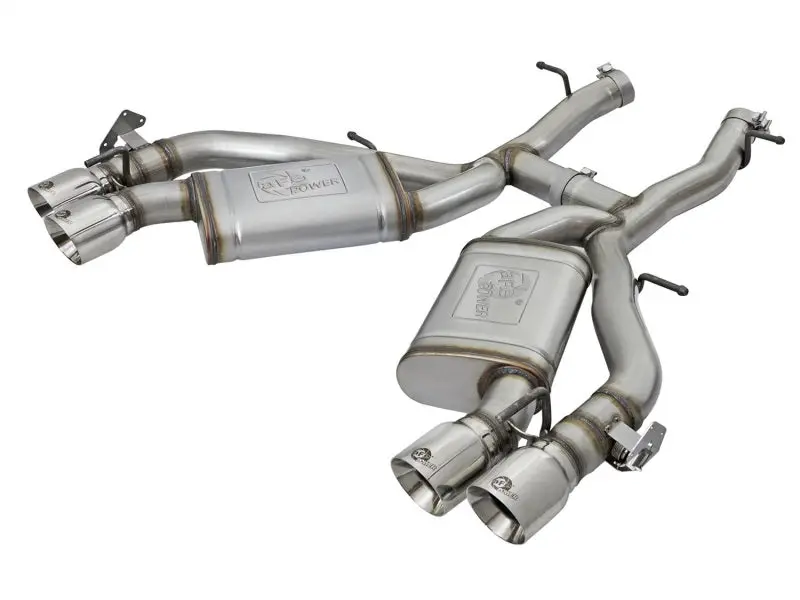 Afe Machforce Xp 3In 304 Ss Axle-Back Dual Exhaust (Npp) W/ Polished Tips 16-17 Camro Ss V8-6.2L 1