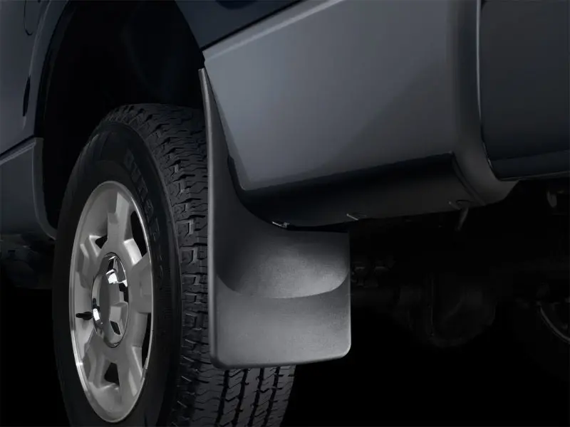 Weathertech 2017+ Ford F250/350/450/550 (W/Oem Fender Flares/Lip Only) No Drill Mudflaps Rear 1