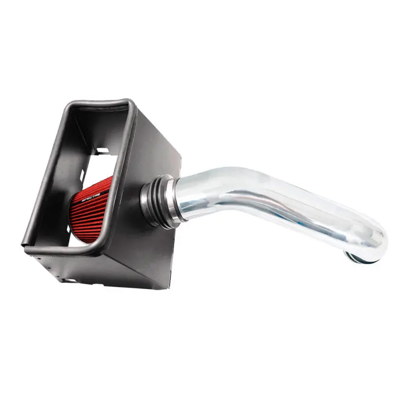 Spectre 09-18 Dodge Ram 1500/2500 V8-5.7L F/I Air Intake Kit - Polished W/Red Filter 1
