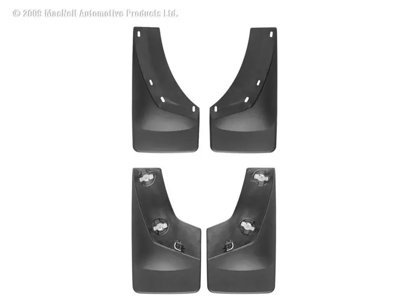 Weathertech 07 Chevrolet Silverado No Drill Mudflaps - Black 1