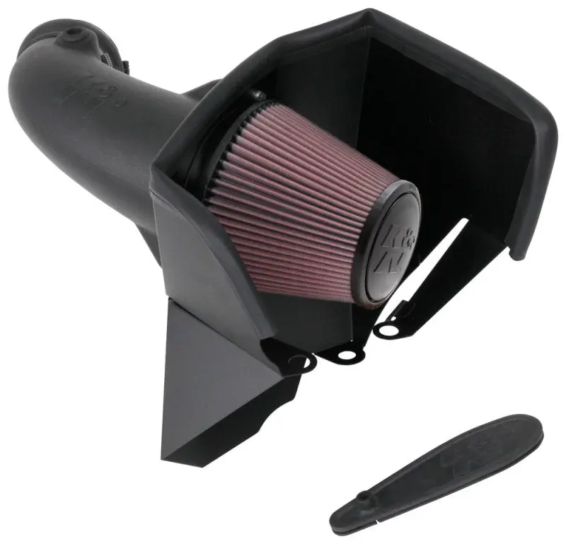 K&N 18-19 Jeep Grand Cherokee Trackhawk V8-6.2L F/I Aircharger Performance Intake 1