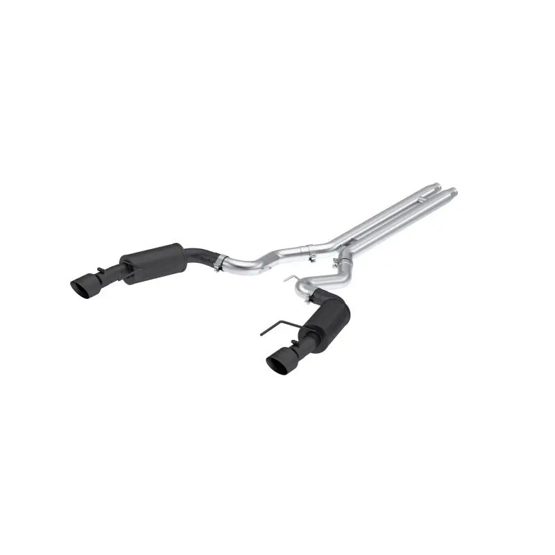 Mbrp 2024 Ford Mustang Gt S650, 5.0L 3In Cat-Back Dual Split Rear, Black-Coated (Street) 1