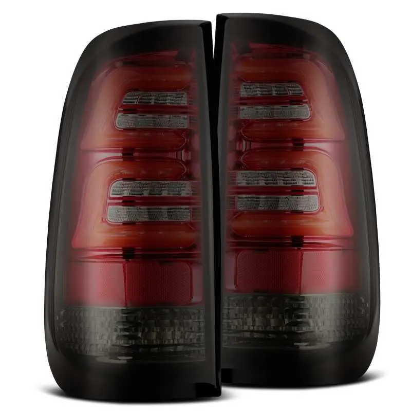 Alpharex 97-03 Ford F-150 (Excl 4 Door Supercrew Cab) Pro-Series Led Tail Lights Red Smoke 1