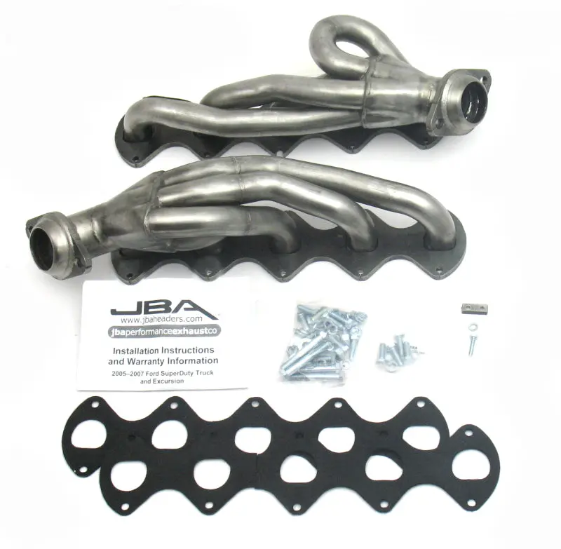Jba 05-10 Ford F-Series 6.8L 3V V10 1-1/2In Primary Raw 409Ss Cat4ward Header 1