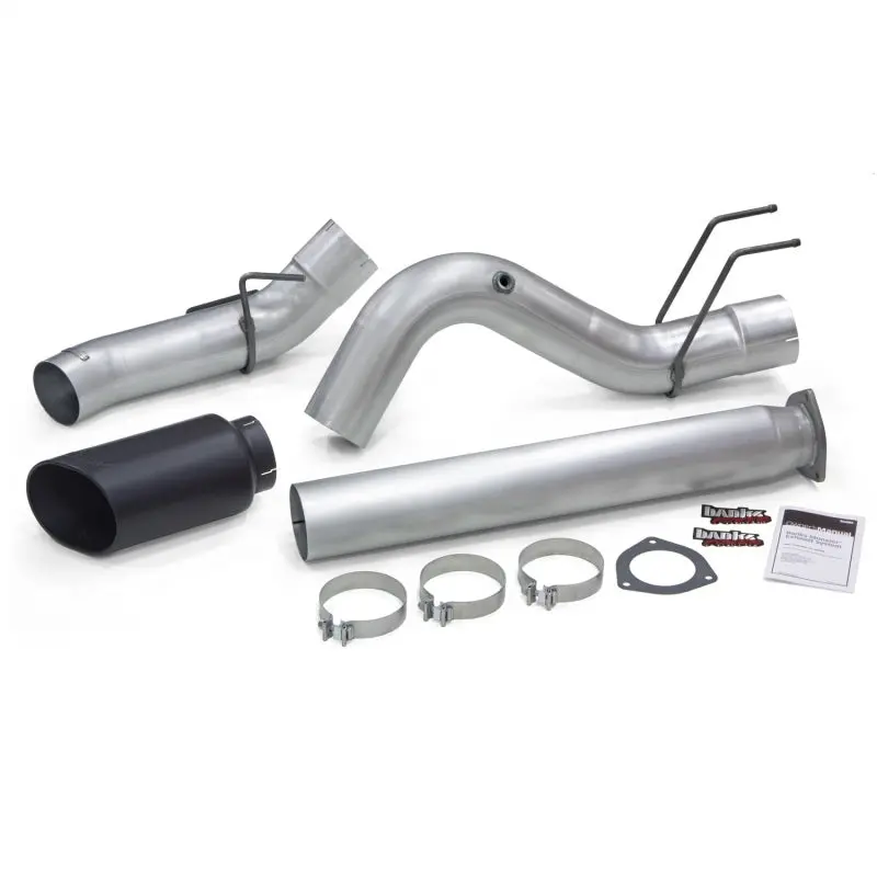 Banks Power 2017+ Ford Superduty 6.7L Monster Exhaust System - Single 5" Black Tip 1
