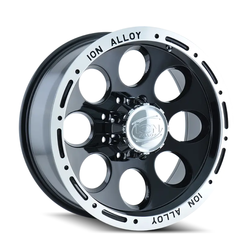 Ion Type 174 17X9 / 6X139.7 Bp / 0Mm Offset / 106Mm Hub Black/Machined Wheel 1
