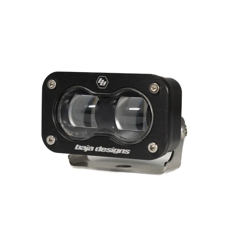 Baja Designs 21-22 Ford Bronco W/Steel Bumper S2 Sae Sportsmen Fog Pkt Light Kit W/Upfitter - Clear 1