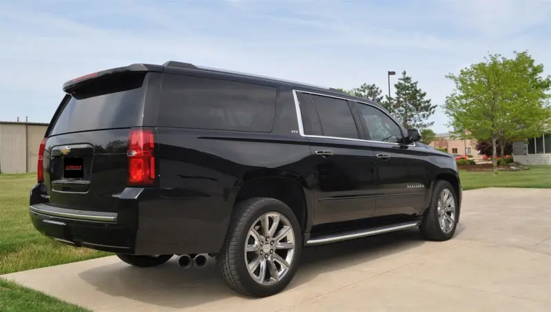 Corsa 2015-2020 Gmc Yukon Xl 1500 5.3L V8 3In Cat-Back Single Side Exit Twin 4In Polished Tips 2