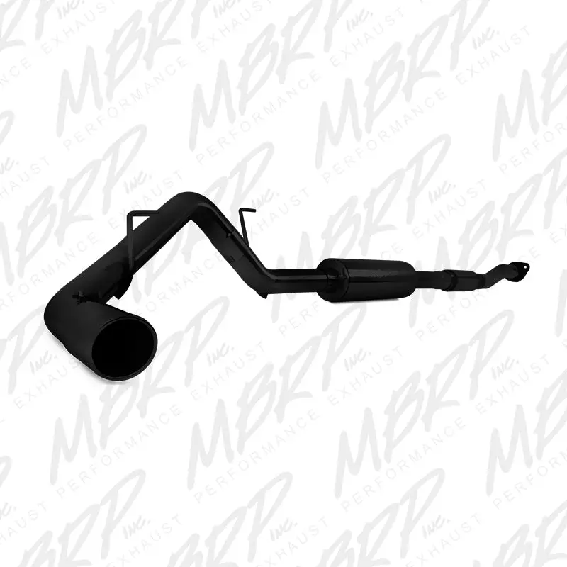 Mbrp 11-14 Ford F150 3In Cat Back Single Side Exit Black Coated Exhaust System 1