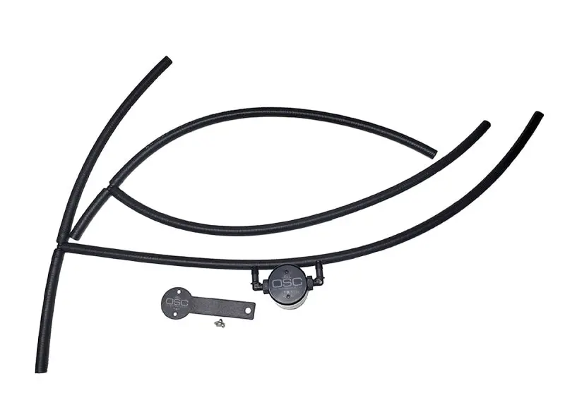 J&Amp;L 16-23 Nissan Titan 5.6L Passenger Side Oil Separator 3.0 - Black Anodized 1