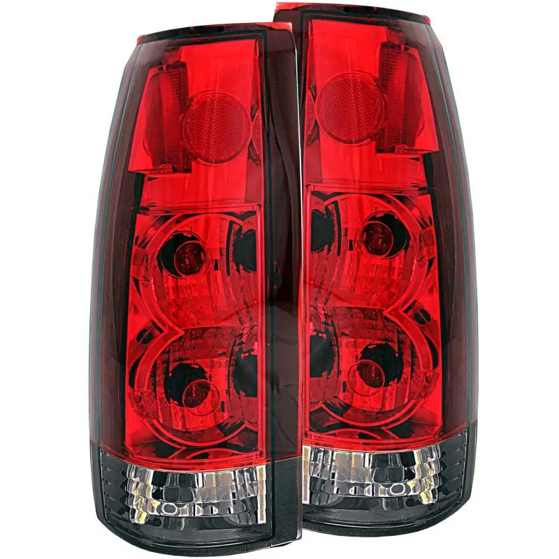 Anzo 1999-2000 Cadillac Escalade Taillights Red/Smoke G2 1