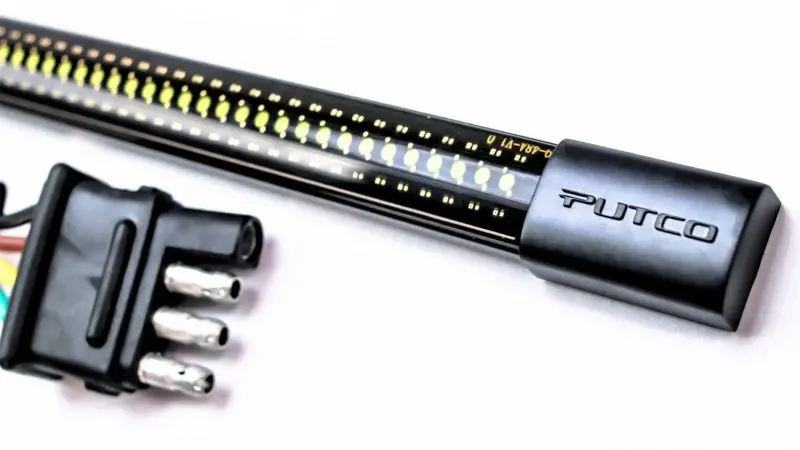 Putco 60In Red Blade Led Tailgate Light Bar For Ford Turcks W/ Blis And Trailer Detection 1