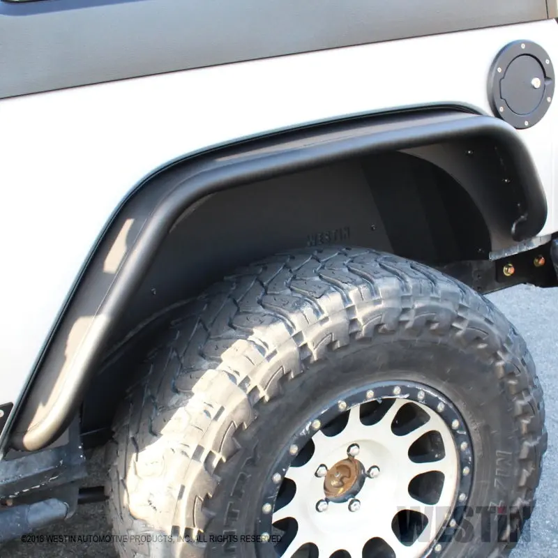 Westin 07-18 Jeep Wrangler Jk Inner Fenders - Rear - Textured Black 2