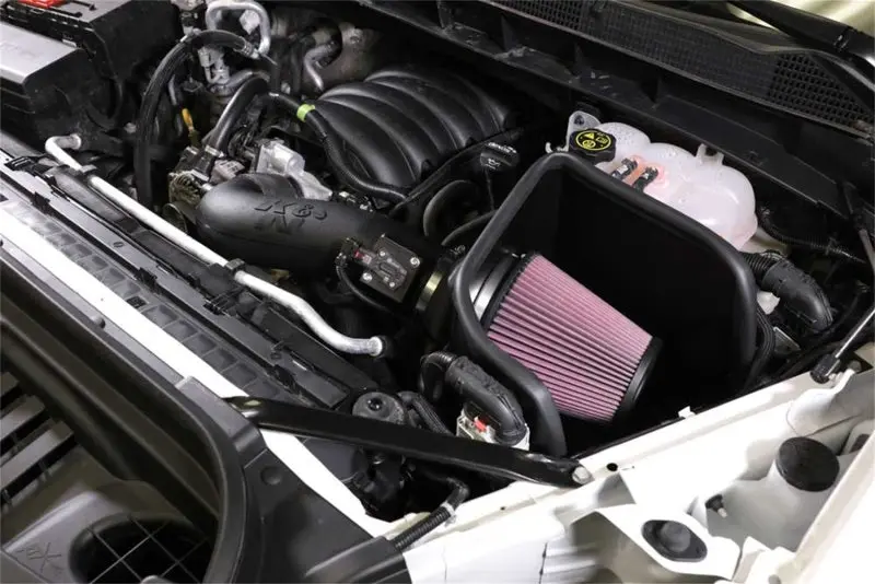 K&N 2019+ Chevrolet 1500 5.3L / 6.2L V8 F/I Aircharger Performance Intake System 2