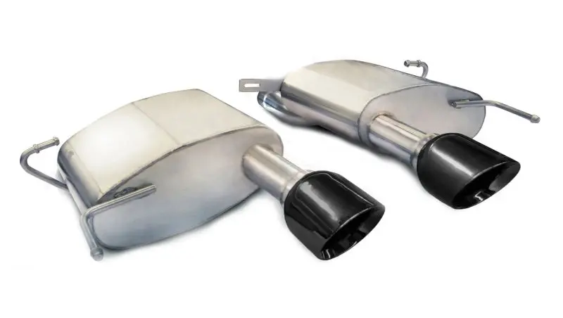 Corsa 11-13 Cadillac Cts Coupe V 6.2L V8 Black Sport Axle-Back Exhaust 1