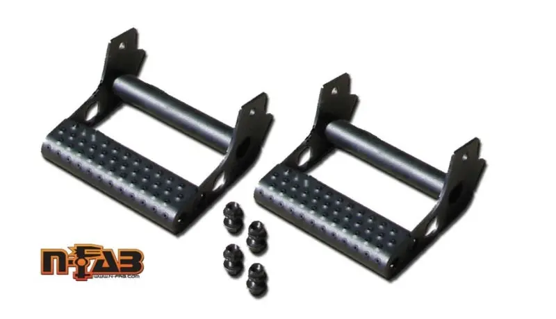 N-Fab Rkr Universal Detachable Step - Pair - Tex. Black 1