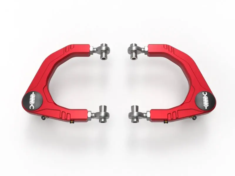 Afe Control 05-23 Toyota Tacoma Upper Control Arms - Red Anodized Billet Aluminum 1