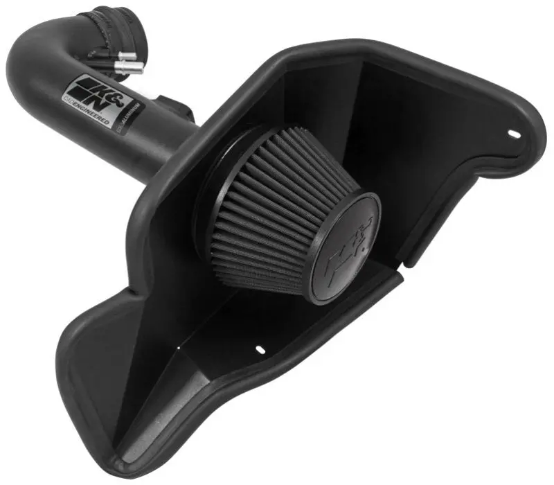 K&N 2015 Ford Mustang Gt 5.0L V8 Black Performance Intake Kit 1