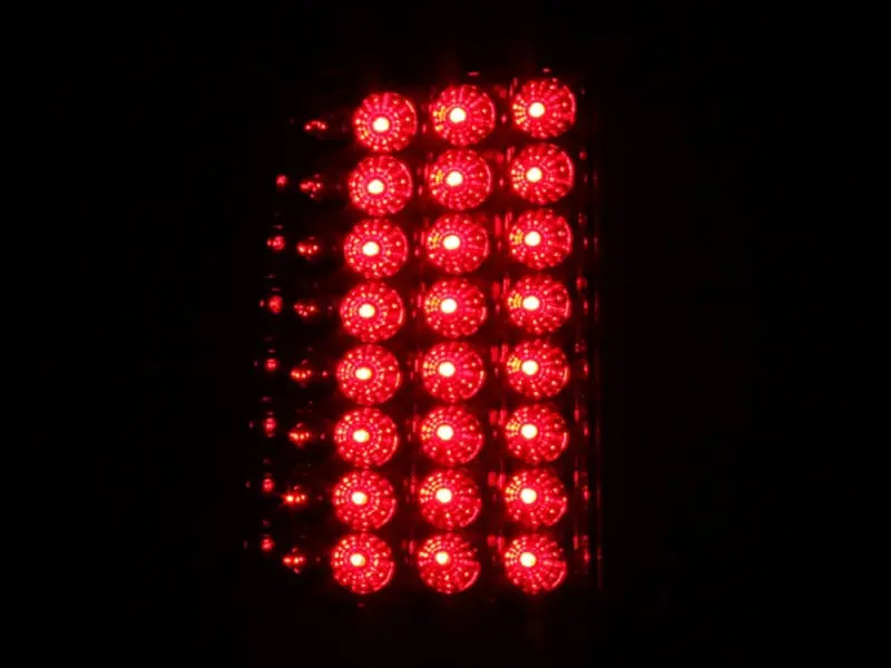 Anzo 2008-2015 Ford F-250 Led Taillights Red/Clear 2