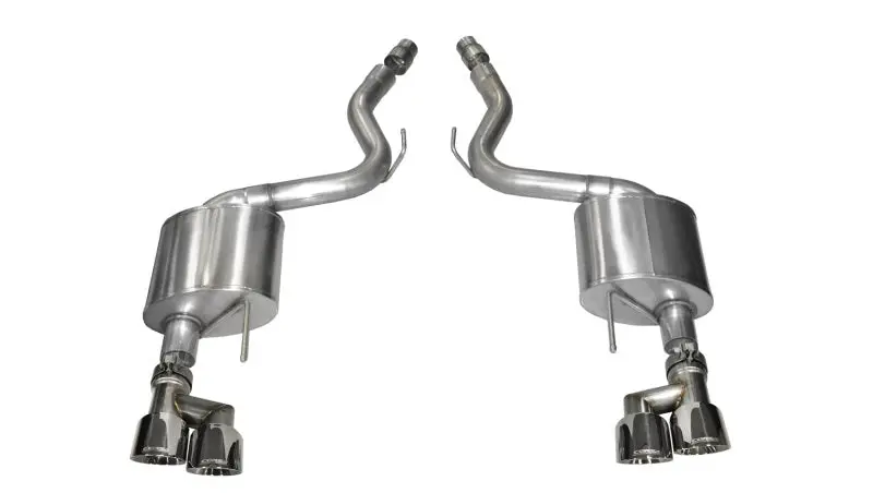 Corsa 15-16 Ford Mustang Gt 5.0 3In Axle Back Exhaust Polish Quad Tips (Sport) 1