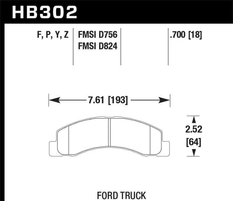 Hawk Super Duty Street Brake Pads 1