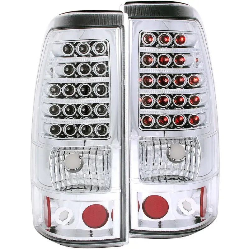 Anzo 2003-2006 Chevrolet Silverado 1500 Led Taillights Chrome 1
