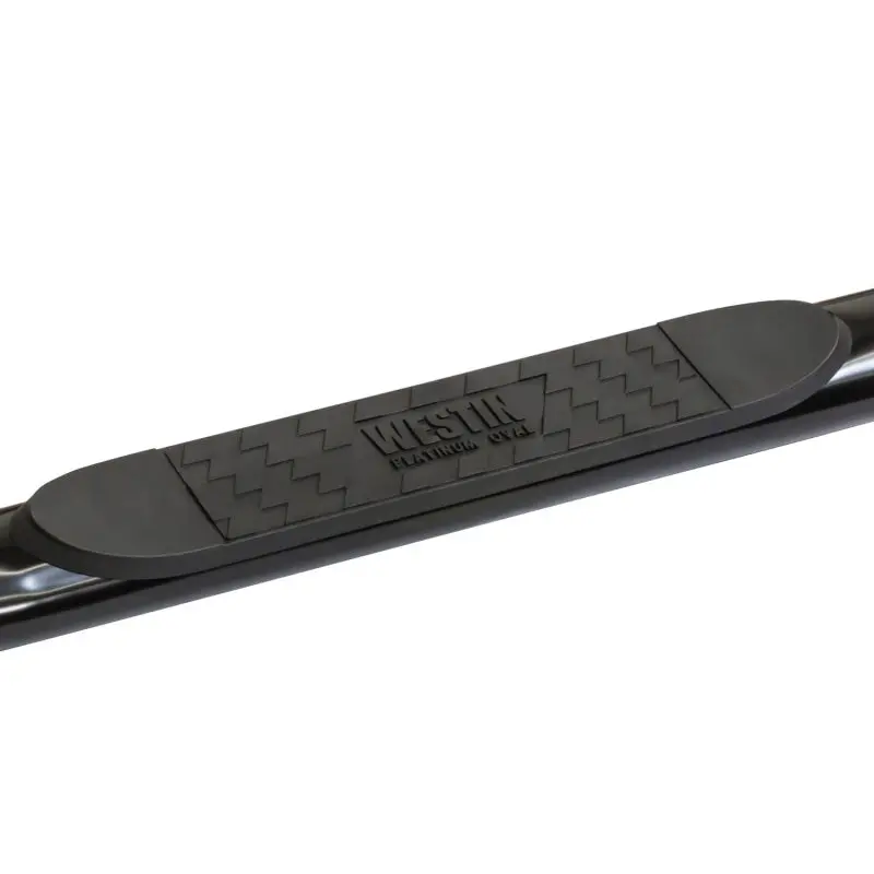 Westin 1999-2013 Chevy Silverado 1500 Crew Cab Platinum 4 Oval Nerf Step Bars - Black 1