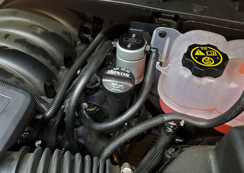 J&Amp;L 19-23 Chevrolet Silverado/Gmc Sierra 1500 5.3L V8 Driver Side Oil Separator 3.0 - Clear Anod 2