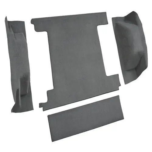 1966-1973 Ford Bronco Cargo Area Carpet Kit (2 Gas Tanks, Without Tailgate Lock) - Loop 2