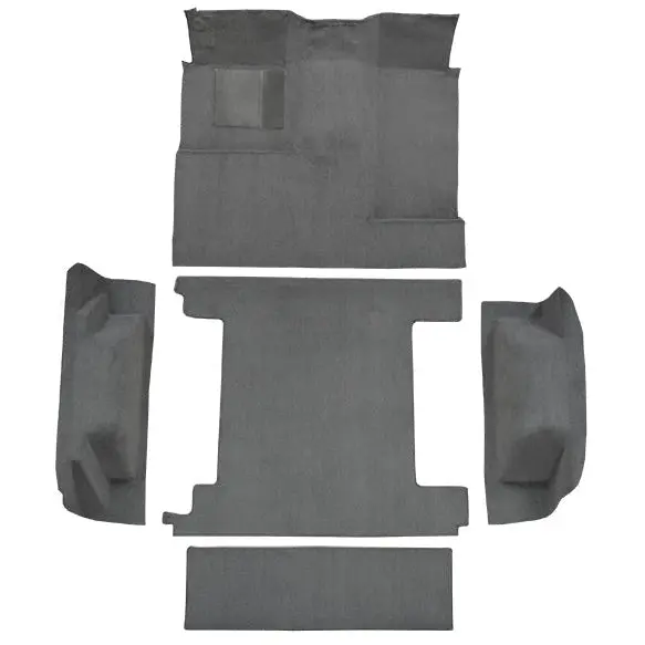 1966-1973 Ford Bronco Complete Carpet Kit (2 Gas Tanks, Without Tailgate Lock) - Loop 1