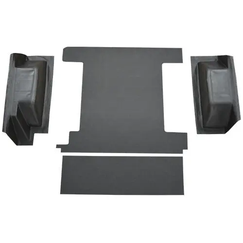 1966-1977 Ford Bronco Cargo Area Vinyl Flooring Kit (1 Gas Tank, Without Tailgate Lock) 1